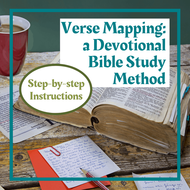 Verse Mapping - a Devotional Study Method - Honey Bible Study